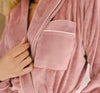 Pyjama Femme Velours Rose-Pyjama-Le Pilou Pilou