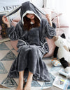 Pyjama Robe Lapin Gris-Pyjama-Le Pilou Pilou