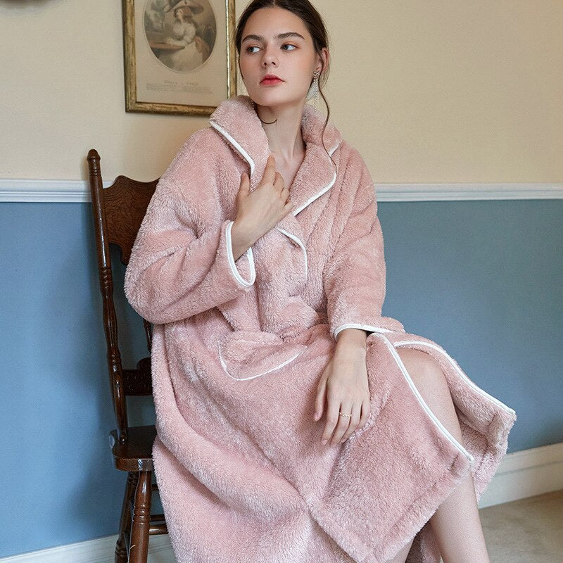 Robe de chambre Polaire Rose-Pyjama-Le Pilou Pilou