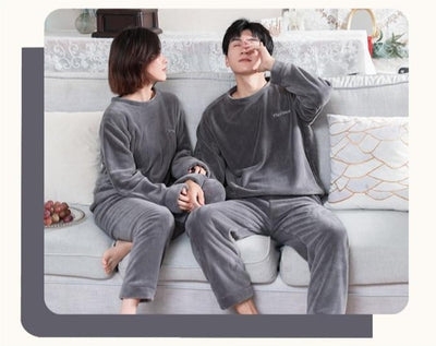 Pyjama Pilou Pilou Couple Gris-Pyjama-Le Pilou Pilou