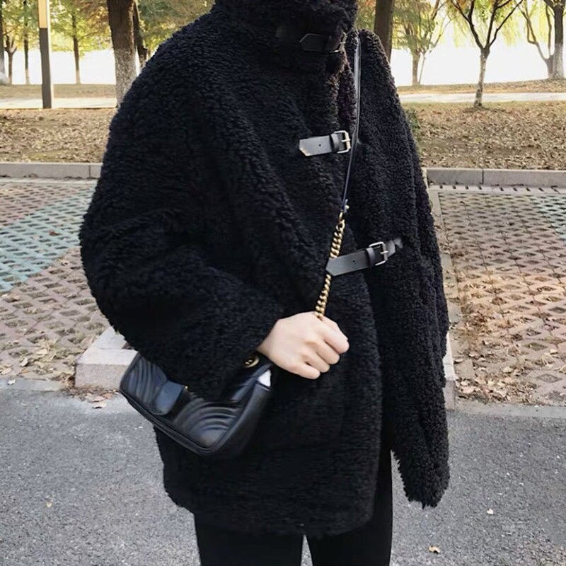 manteau pilou pilou noir